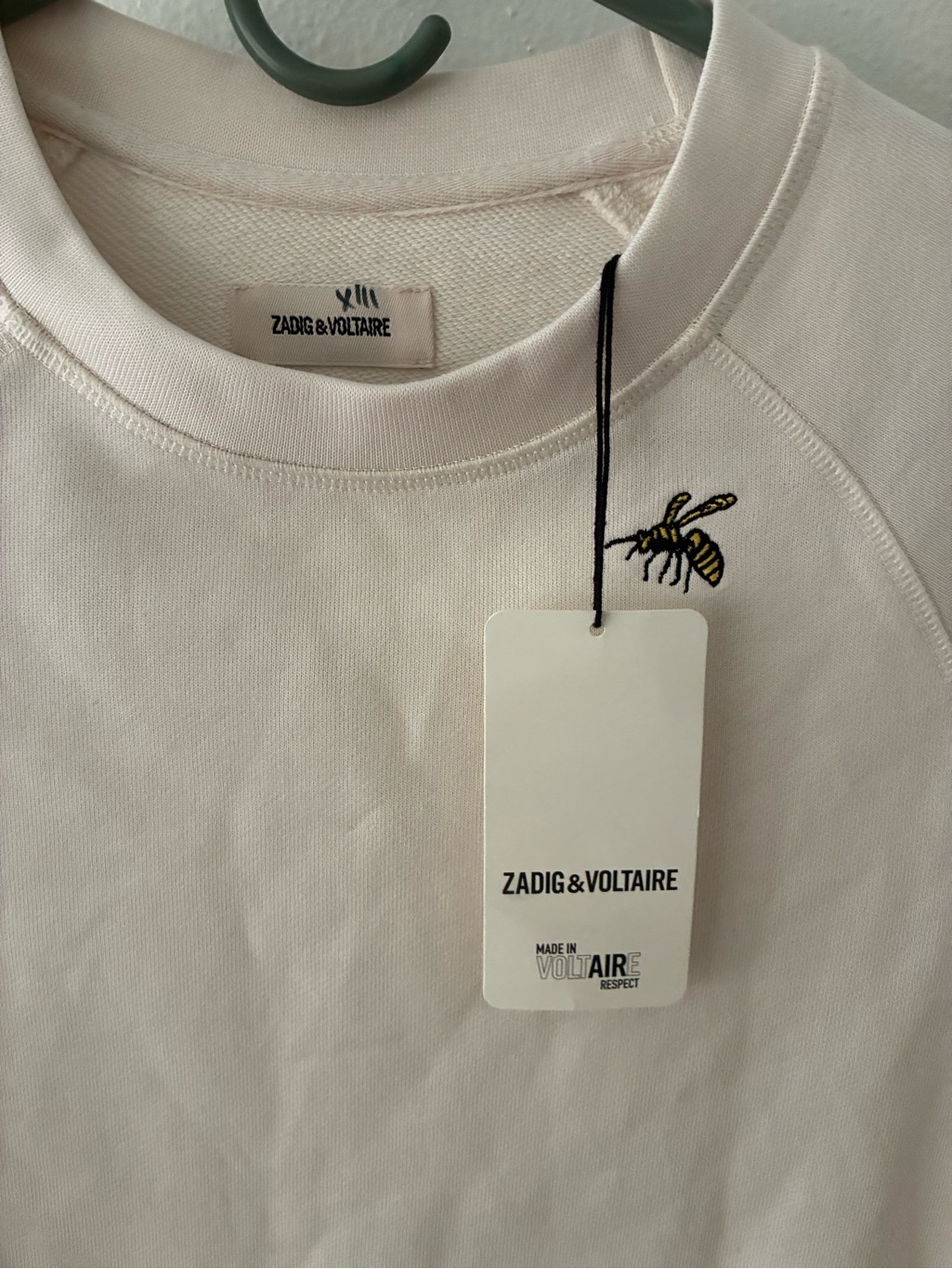 Nwt Zadig & Voltaire "Unlimited Love Tour" Graphic Sweatshirt - Size 16 Or S/Xs — image 3 of 5